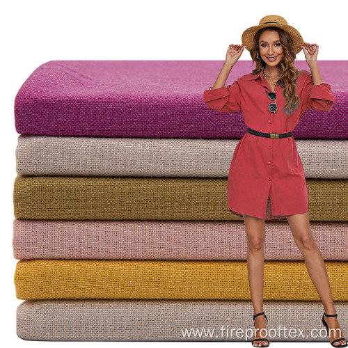 Fireproof Cotton Viscose Blended Fabric Plain Woven Fabric